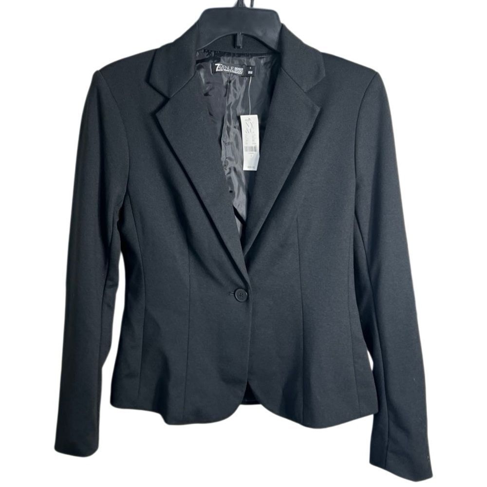 7th Avenue New York & Co. blazer one button black size 2